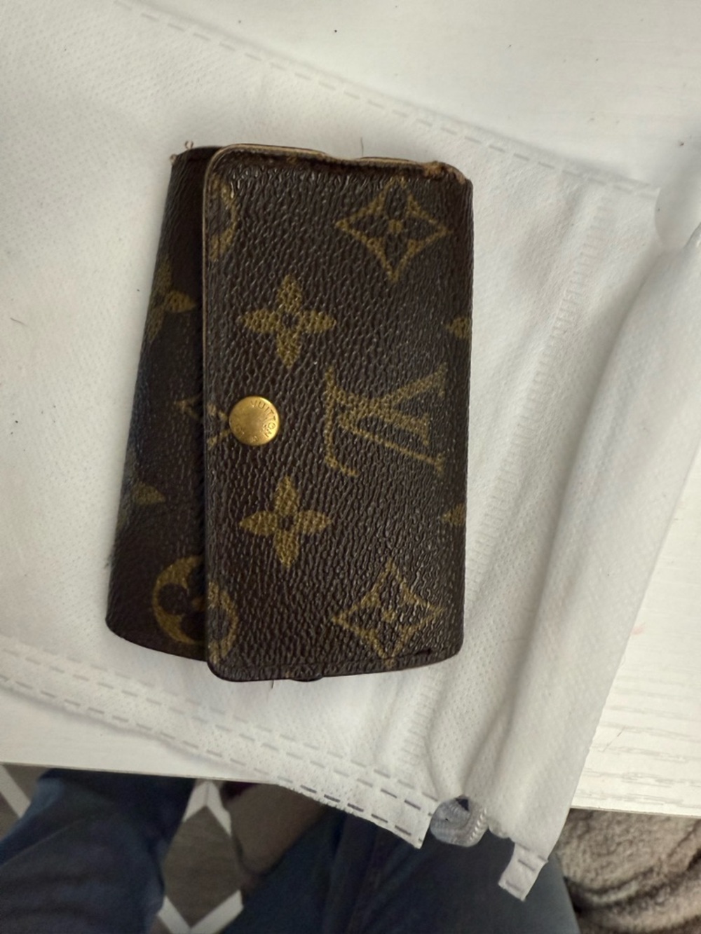 Louis Vuitton Brown Monogram Key Case